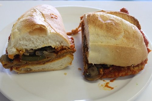 Chicken Parm On A Bun